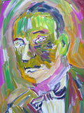 Max Pechstein Untitled (Expressionist Portrait) 1910 Fine Art Print