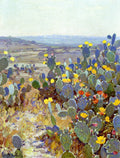 Robert Julian Onderdonk Untitled (aka Landscape with Catci) 1920 Fine Art Print