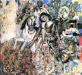 Pavel Filonov Untitled (St. George the Victorious) 1915 Fine Art Print