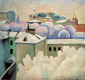 Ilya Mashkov Urban Winter Landscape 1914 Fine Art Print