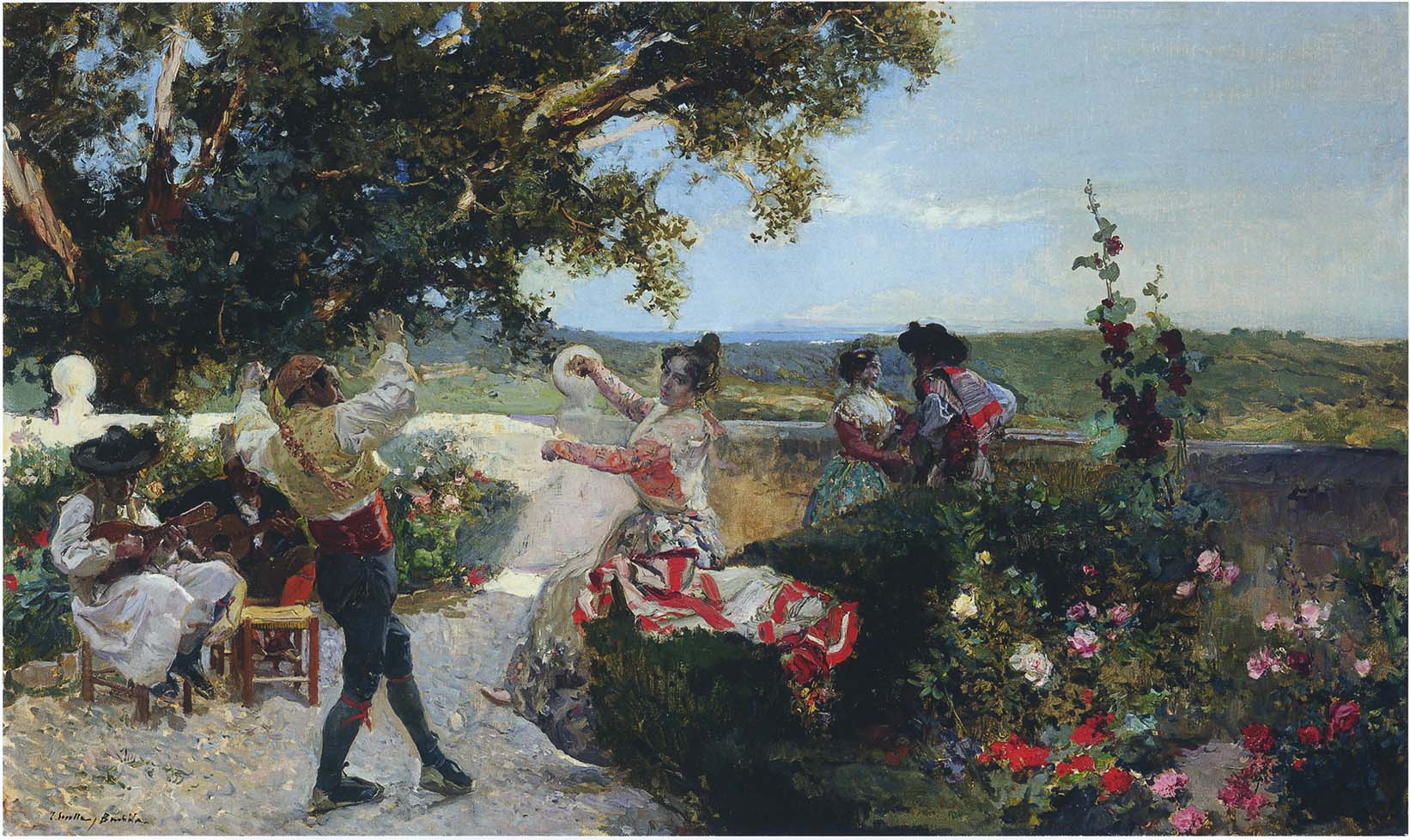 Joaquín Sorolla Valencian Dance in an Orange Grove 1898 Fine Art Print