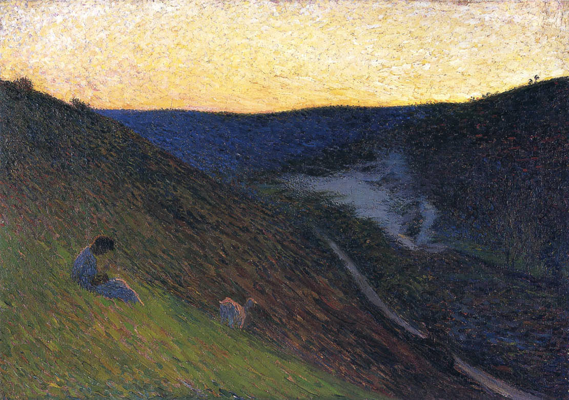 Henri Martin Valley Verde in Crepuscule 1898 Fine Art Print
