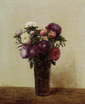 Henri Fantin-Latour Vase of Flowers Queens Daisies 1872 Fine Art Print