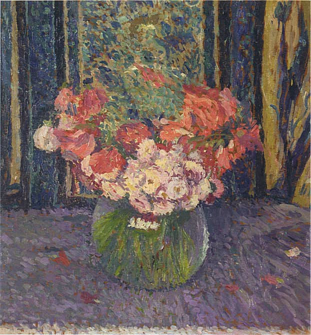 Henri Martin Vase of Flowers 1910 Fine Art Print