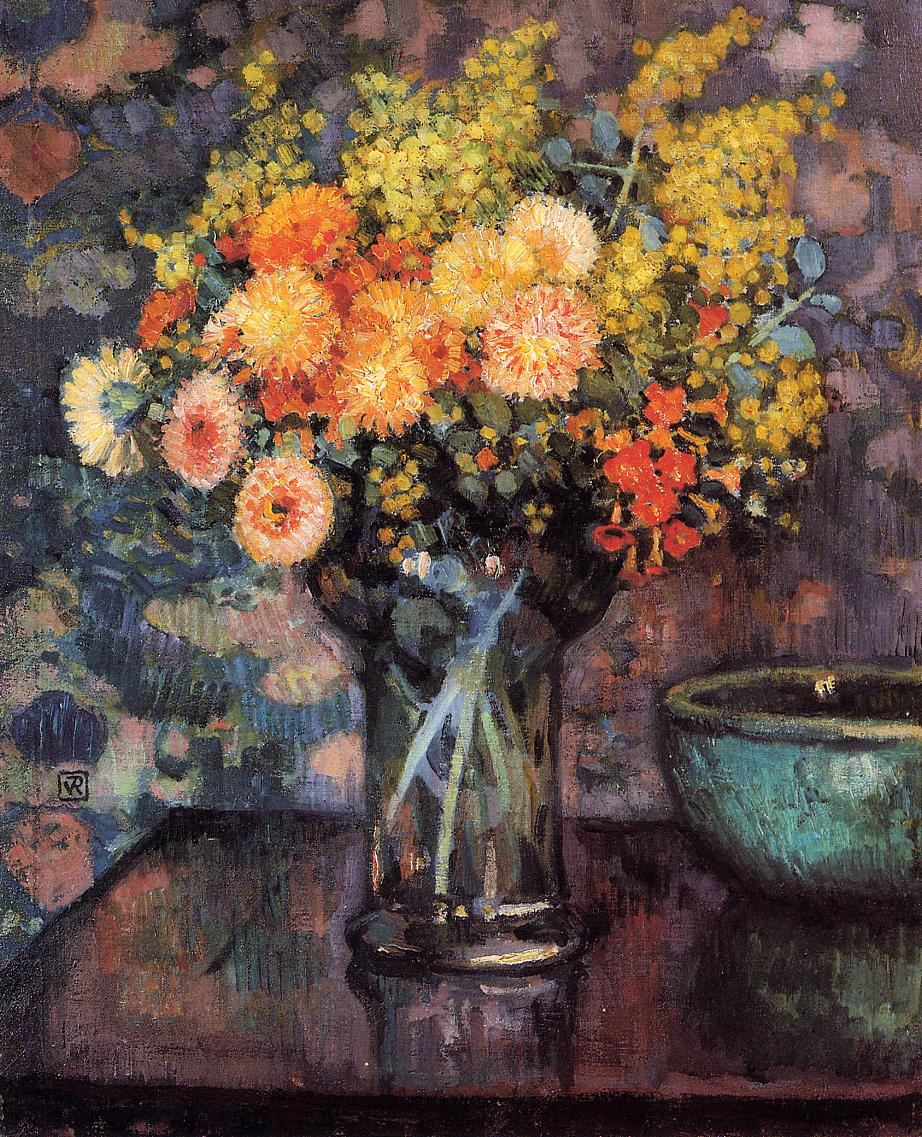 Theo van Rysselberghe Vase of Flowers 1911 Fine Art Print