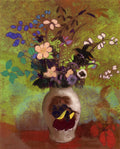 Odilon Redon Vase with Japanese Warrior 1905 Fine Art Print