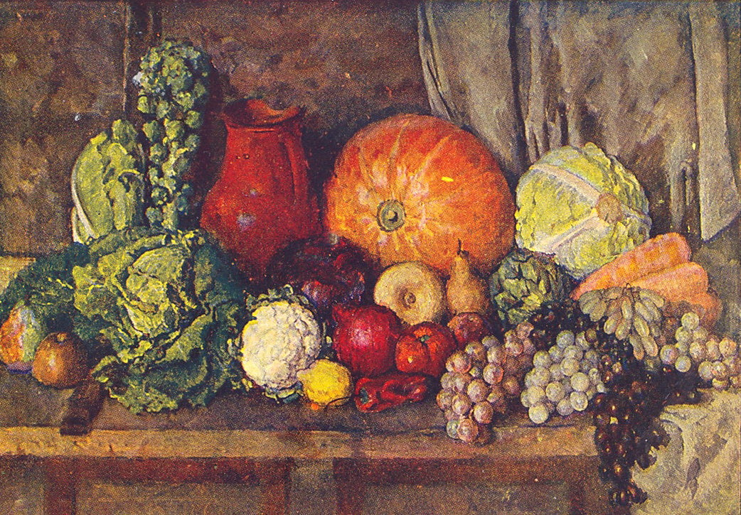 Ilya Mashkov Vegetables 1920 Fine Art Print