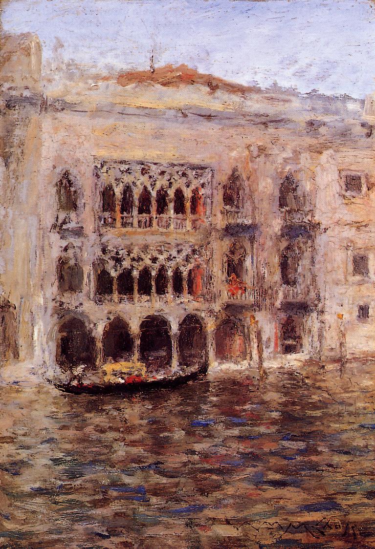 William Merritt Chase Venice 1913 Fine Art Print
