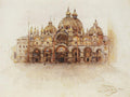 Vasily Surikov Venice. Saint Mark's Basilica. 1900 Fine Art Print