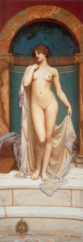 John William Godward Venus at the Bath 1901 Fine Art Print