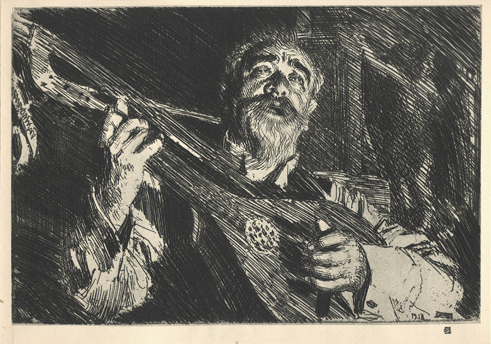Anders Zorn Vicke 1918 Fine Art Print