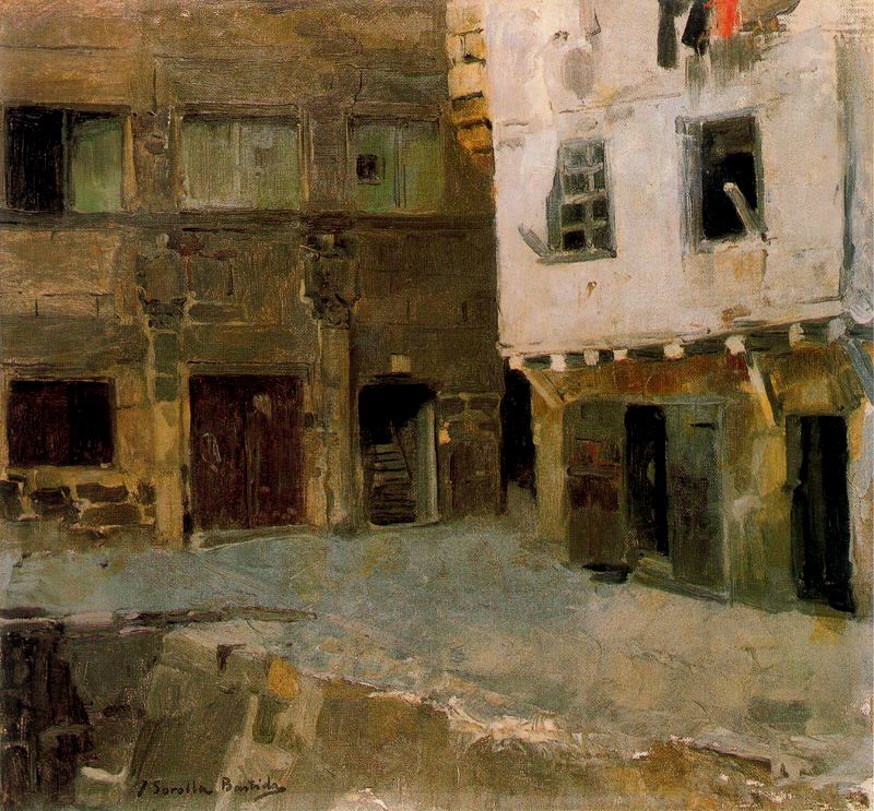 Joaquín Sorolla Victor Hugo's House in Passages 1896 Fine Art Print