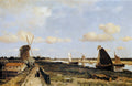 Johan Hendrik Weissenbruch View at Geestbrug 1868 Fine Art Print