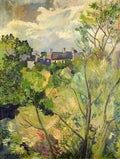 Suzanne Valadon View from My Window in Genets (Brittany) 1922 Fine Art Print