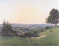 Rudolf von Alt View from the chapel Rosalie 1837 Fine Art Print