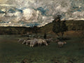 William Merritt Chase View near Polling 1875-1876 Fine Art Print