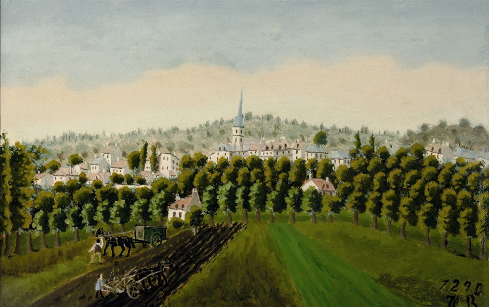 Henri Rousseau View of Bottom and MeudonBillancourt 1890 Fine Art Print