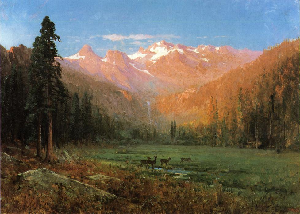 Thomas Hill View of Cascade Lake, near Tahoe 1874 Fine Art Print