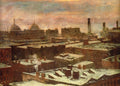 Robert Julian Onderdonk View of City Rooftops in Winter 1902 Fine Art Print