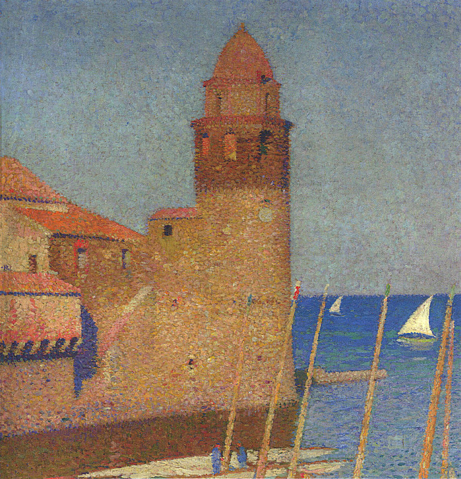 Henri Martin View of Collioure 1920 Fine Art Print