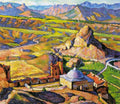 Ilya Mashkov View of Genoese Fortress in Sudak 1917 Fine Art Print