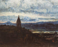 Vasily Surikov View of Krasnoyarsk 1887 Fine Art Print