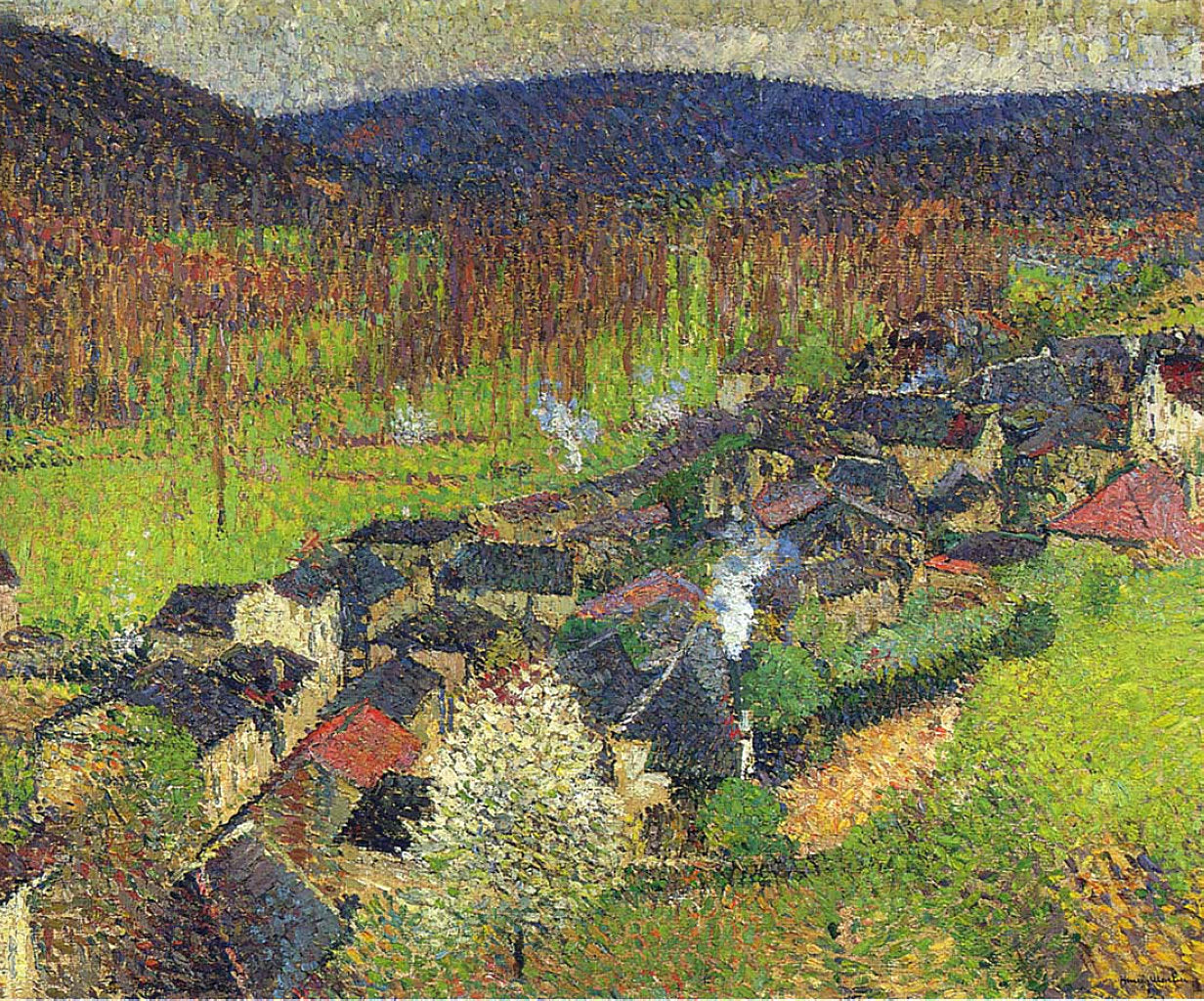 Henri Martin View of Labastide du Vert #2 1900 Fine Art Print
