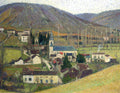 Henri Martin View of Labastide in Gray Weather 1920 Fine Art Print