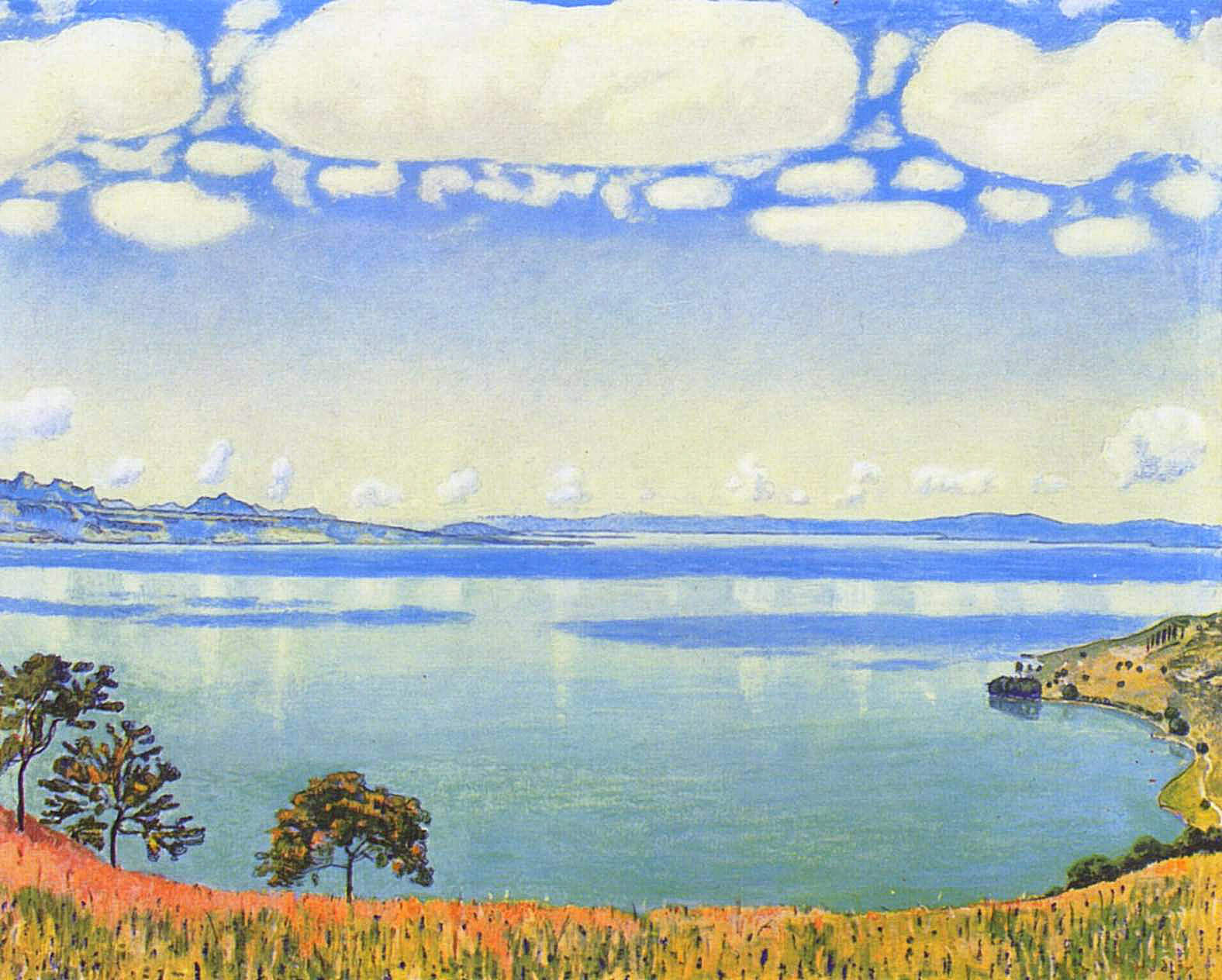 Ferdinand Hodler View of Lake Leman from Chexbres 1905 Fine Art Print