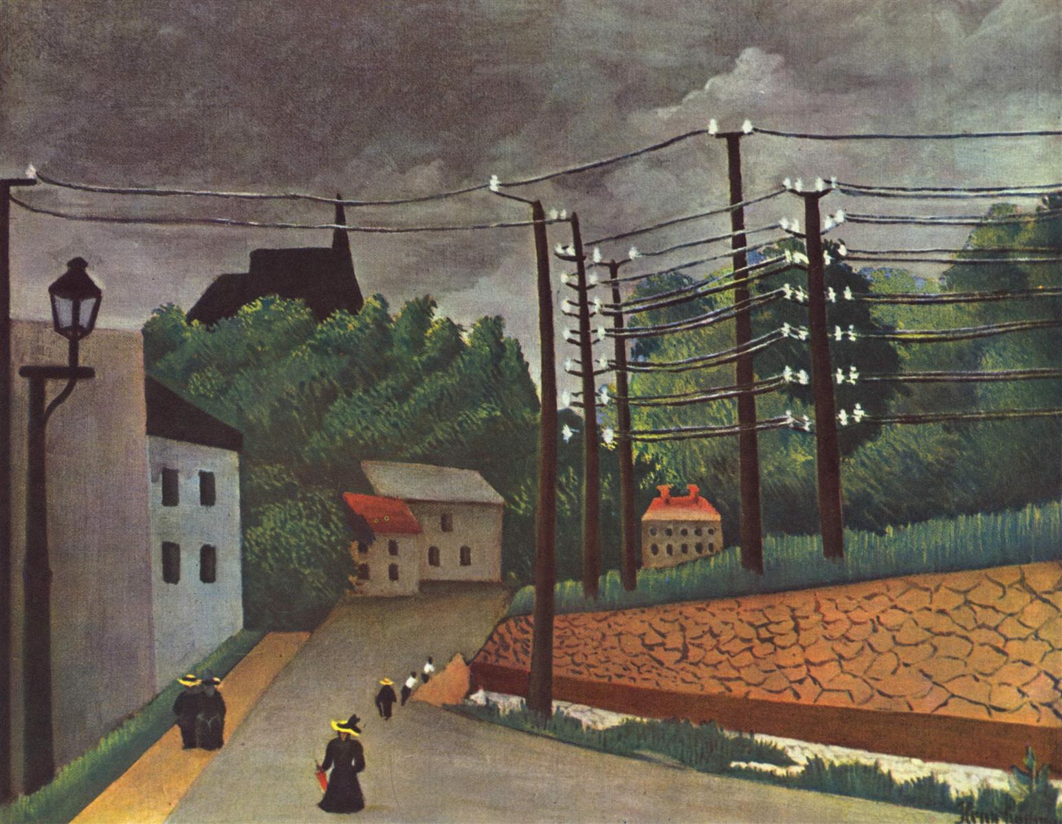 Henri Rousseau View of Malakoff Hauts de Seine 1903 Fine Art Print