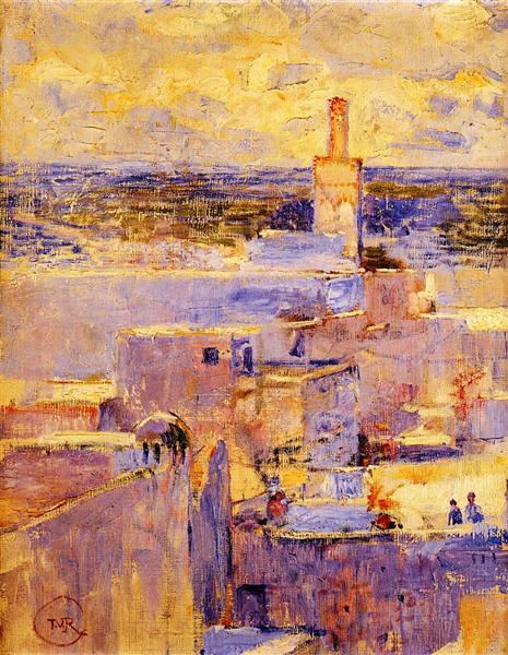 Theo van Rysselberghe View of Meknes, Morocco 1888 Fine Art Print