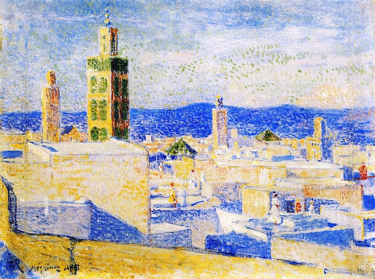 Theo van Rysselberghe View of Meknes 1888 Fine Art Print