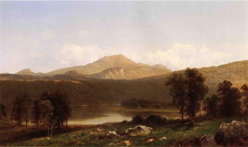 David Johnson View of Mt. Lafayette, New Hampshire 1867 Fine Art Print