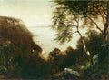David Johnson View of Palisades, Hudson River 1871 Fine Art Print