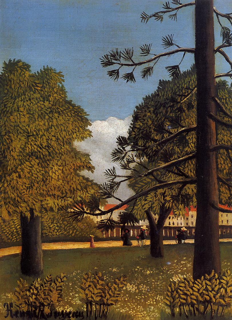 Henri Rousseau View of Parc de Montsouris 1894-1895 Fine Art Print
