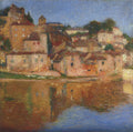 Henri Martin View of Puy l'Eveque 1900 Fine Art Print
