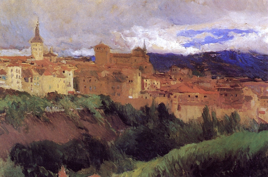 Joaquín Sorolla View of Segovia 1906 Fine Art Print