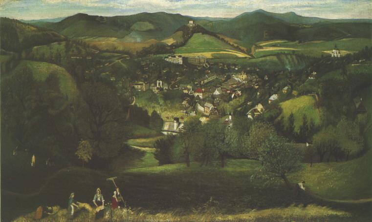 Tivadar Kosztka Csontvary View of Selemecbánya 1902 Fine Art Print