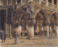 Rudolf von Alt View of the Ducal Palace in Venice 1874 Fine Art Print