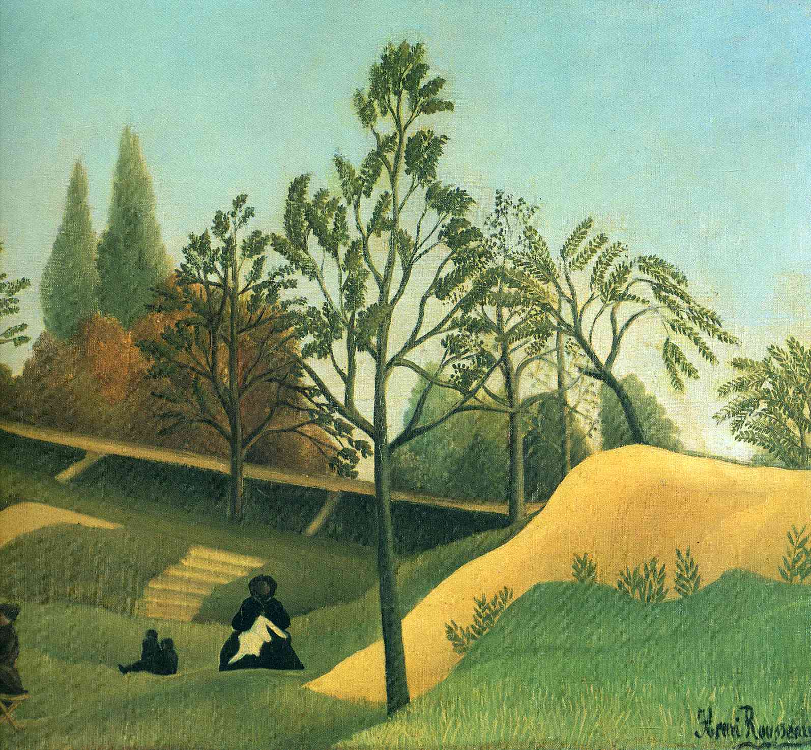 Henri Rousseau View of the Fortifications 1896 Fine Art Print