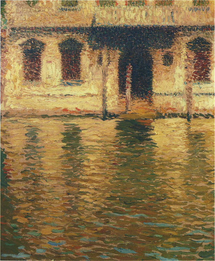 Henri Martin View of the Palace in Venice 1910 Fine Art Print