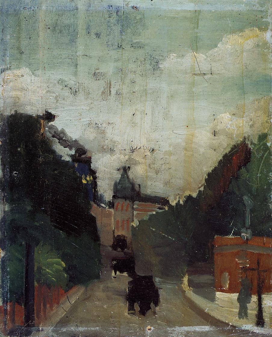 Henri Rousseau View of the Palais du Metropolitan 1909 Fine Art Print