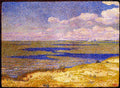 Theo van Rysselberghe View of the River Scheldt 1893 Fine Art Print