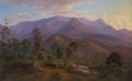 Eugene von Guerard View of the snowy bluff on the Wonnangatta River 1864 Fine Art Print
