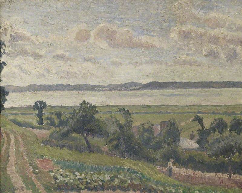 Lucien Pissarro View over the Estuary, Harfleur 1903 Fine Art Print