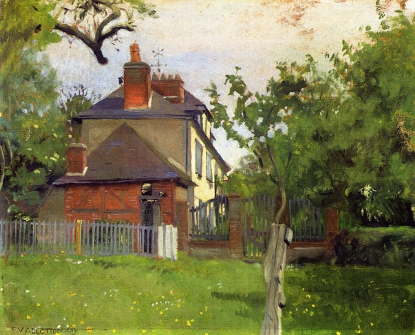 Felix Vallotton Villa Beaulieu, Honfleur 1909 Fine Art Print