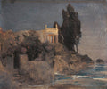 Arnold Böcklin Villa by the Sea 1864 Fine Art Print