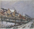 Gustave Loiseau Village in Snow 1911 Fine Art Print