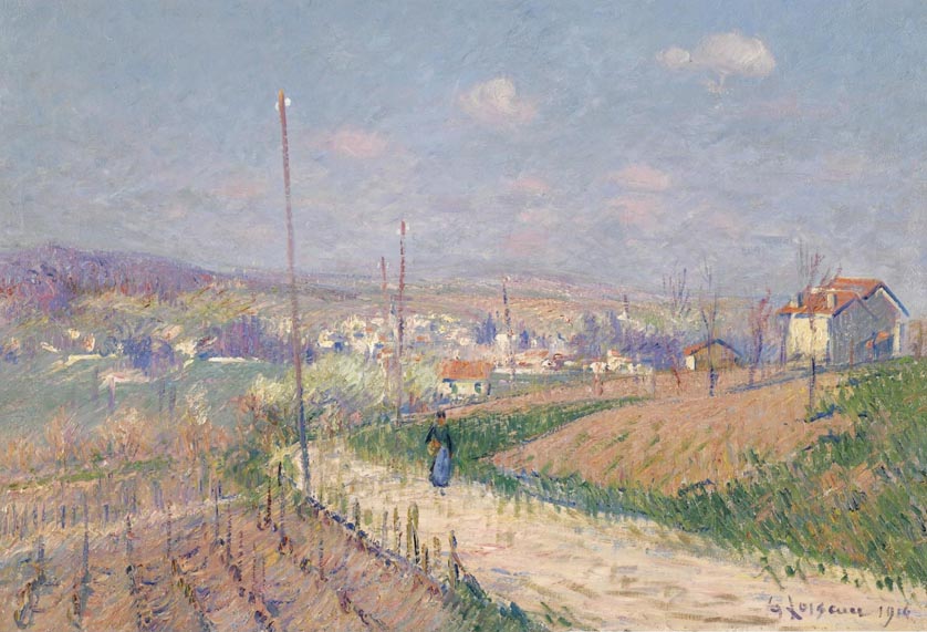 Gustave Loiseau Village in Spring 1916 Fine Art Print