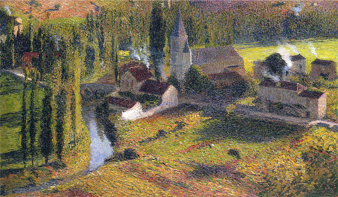 Henri Martin Village Labastide du Vert 1890 Fine Art Print
